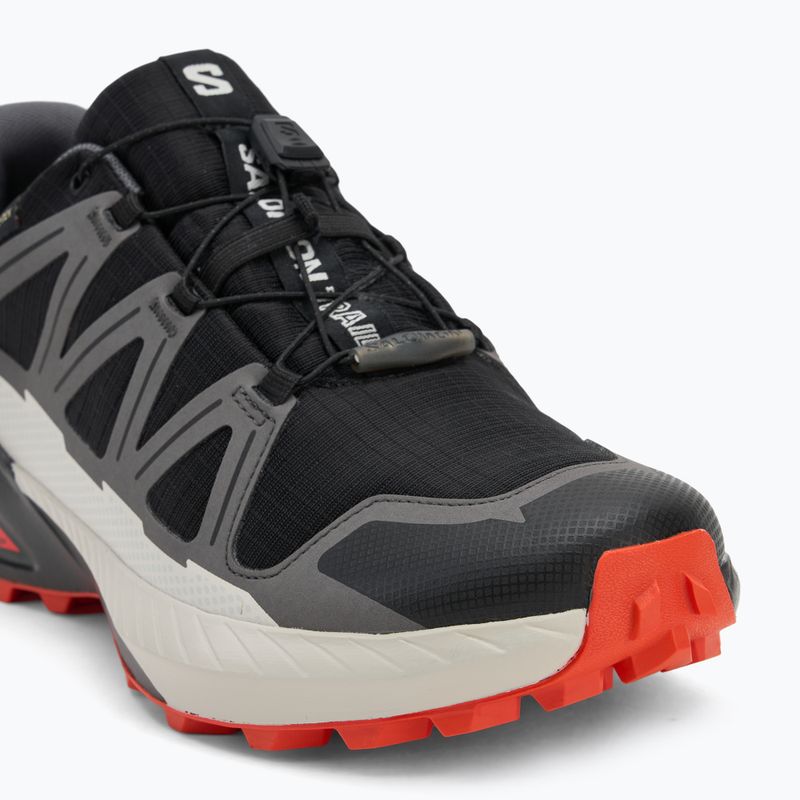Scarpe da corsa uomo Salomon Speedcross Peak GTX black/castlerock/cherry tomato 7