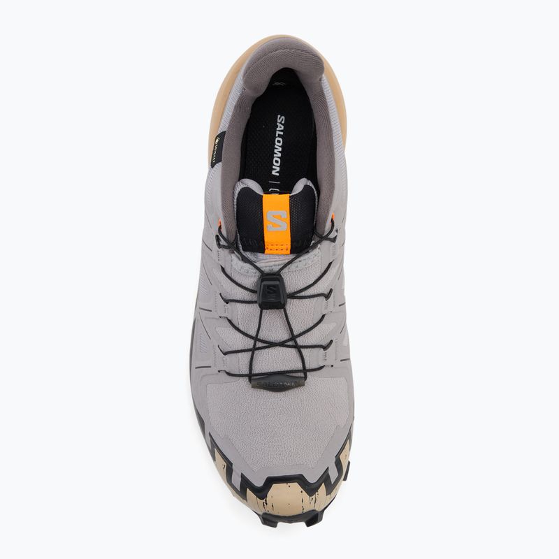 Scarpe da corsa da uomo Salomon Speedcross 6 GTX gull/white pepper/black 5