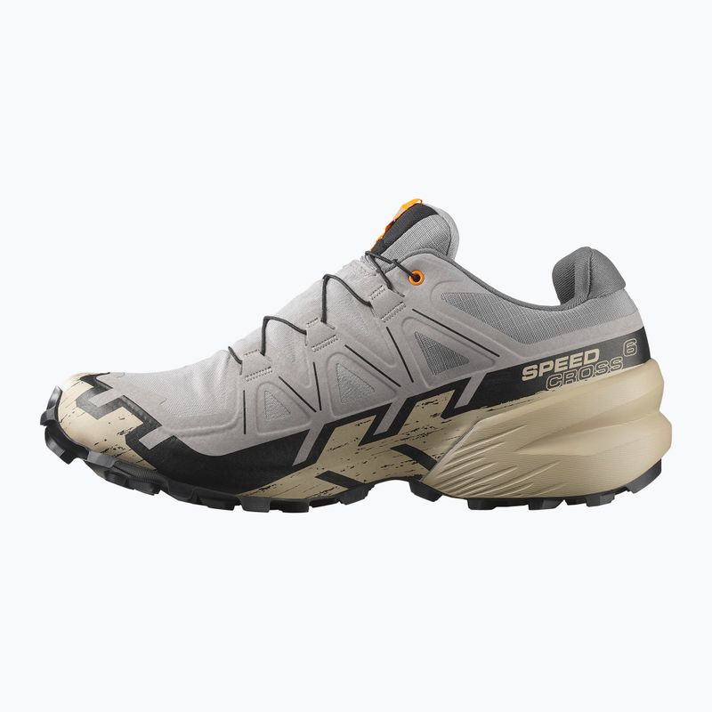 Scarpe da corsa da uomo Salomon Speedcross 6 GTX gull/white pepper/black 3