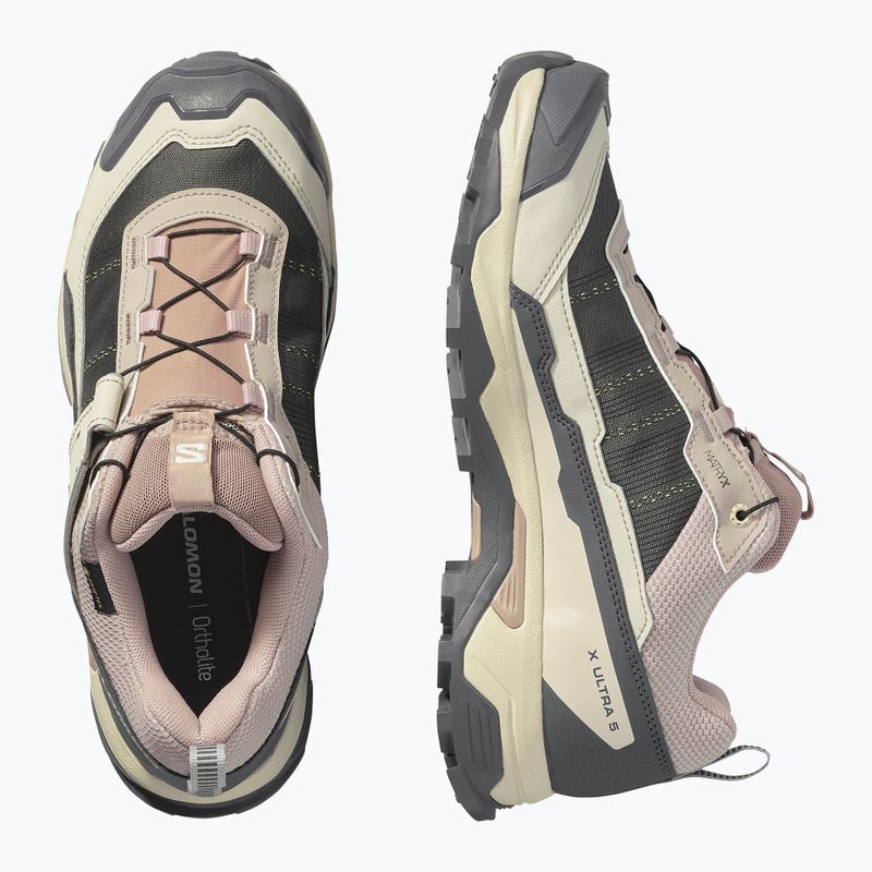 Scarpe da trekking da donna Salomon X ULTRA 5 GTX etherea/nine iron/gull 8