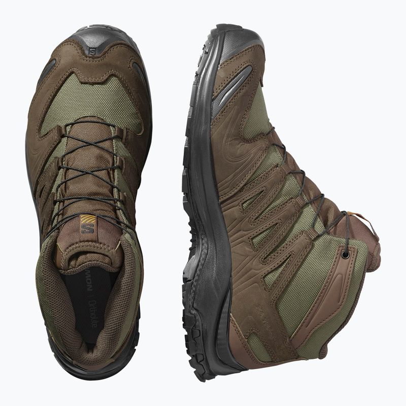 Scarpe da trekking da uomo Salomon XA Tracker GTX earth brown/olive night/black 8