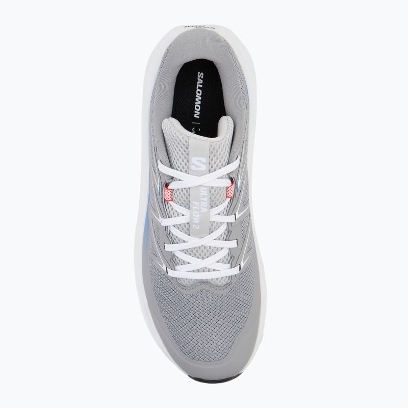 Scarpe da corsa da uomo Salomon Ultra Flow 2 alloy/white/french blue 5