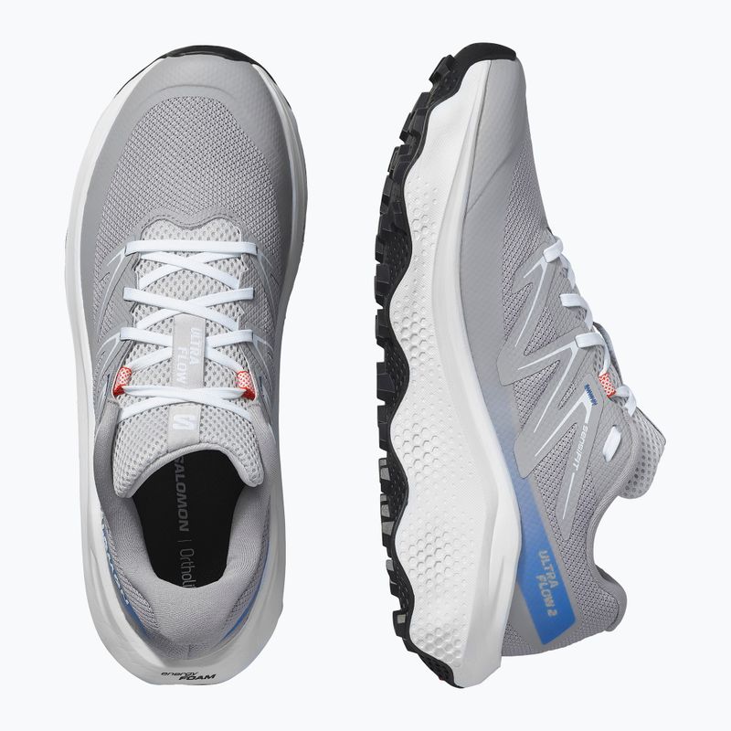Scarpe da corsa da uomo Salomon Ultra Flow 2 alloy/white/french blue 13
