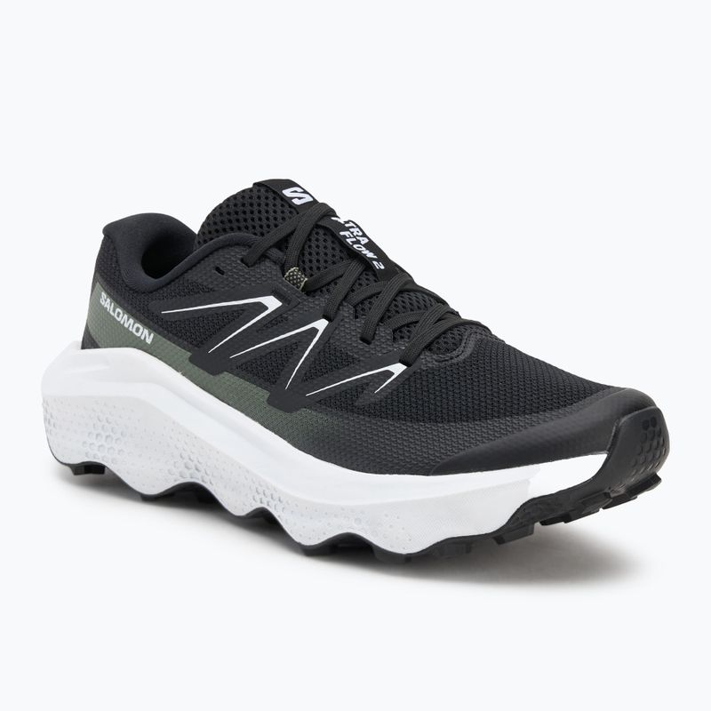 Scarpe da corsa da uomo Salomon Ultra Flow 2 nero/bianco/verde agave
