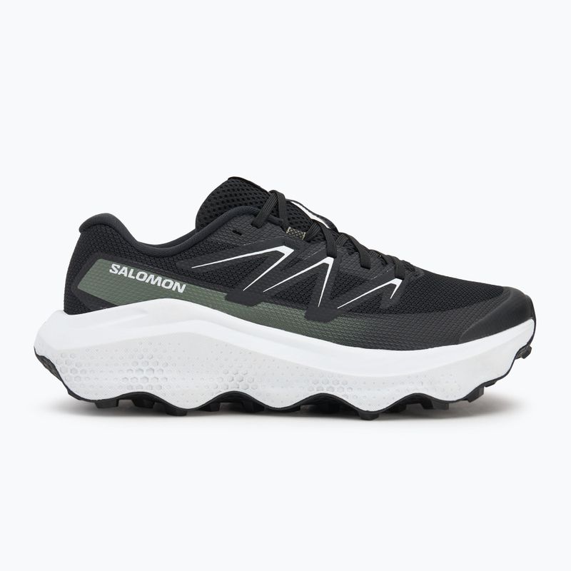 Scarpe da corsa da uomo Salomon Ultra Flow 2 nero/bianco/verde agave 2