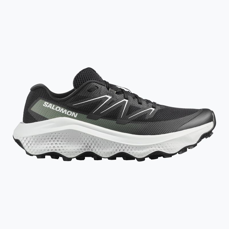 Scarpe da corsa da uomo Salomon Ultra Flow 2 nero/bianco/verde agave 8