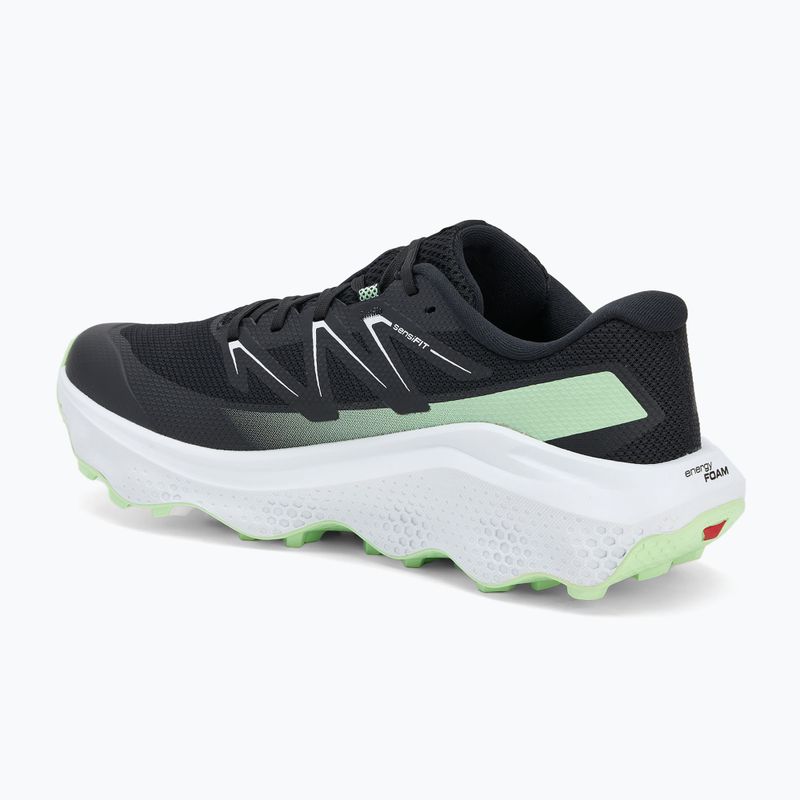 Scarpe da corsa da uomo Salomon Ultra Flow 2 nero/bianco/verde patina 3