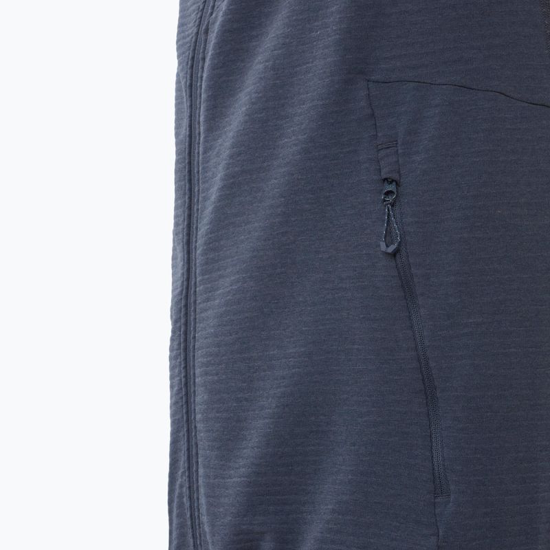 Felpa da uomo Salomon Essential Lightwarm Hoodie blue nights trekking 5