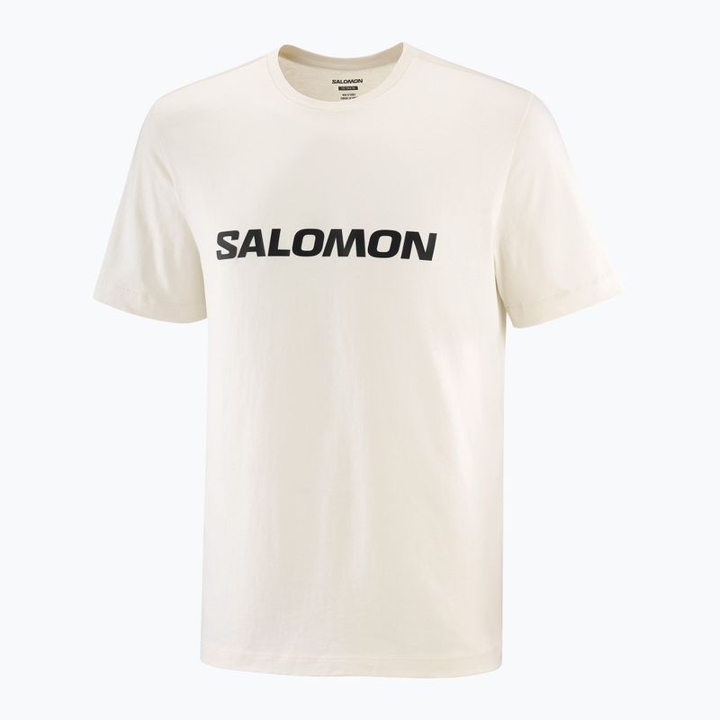 Maglietta da uomo Salomon Logo whisper white 3