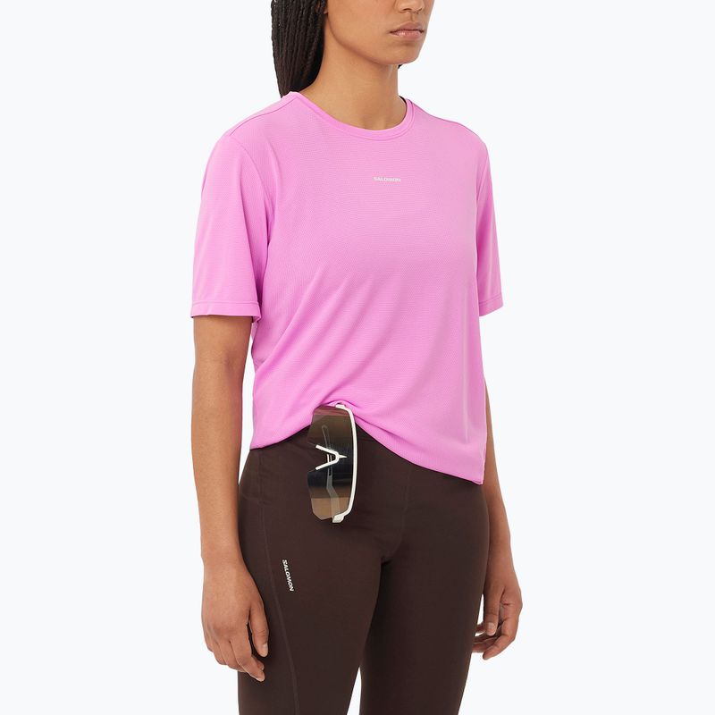 Maglietta da donna Salomon Shakeout Core ciclamino