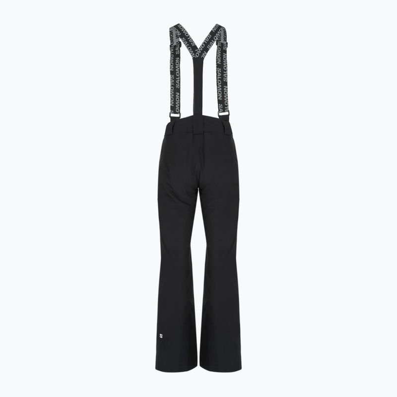 Pantaloni da sci da donna Salomon Brilliant deep black 2