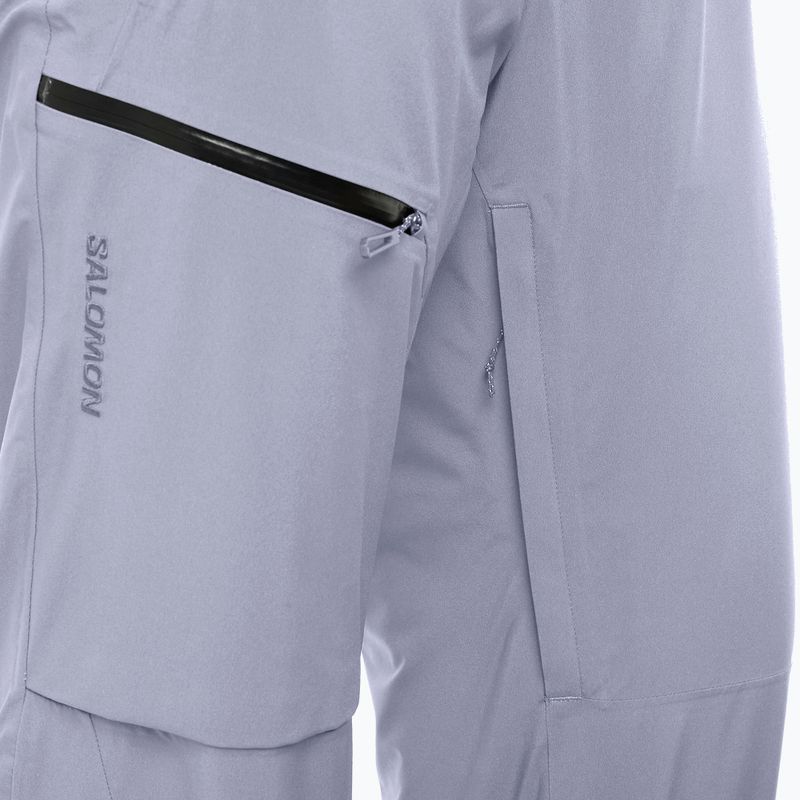 Pantaloni da sci da donna Salomon Brilliant blue granite 4