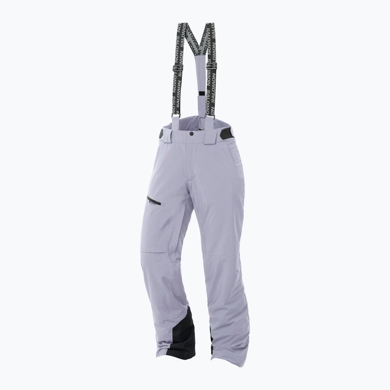 Pantaloni da sci da donna Salomon Brilliant blue granite 6