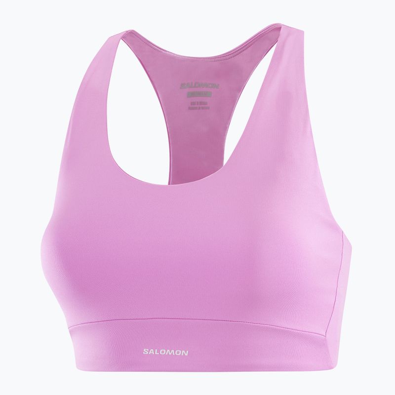 Reggiseno sportivo Salomon Shakeout Core ciclamino 3