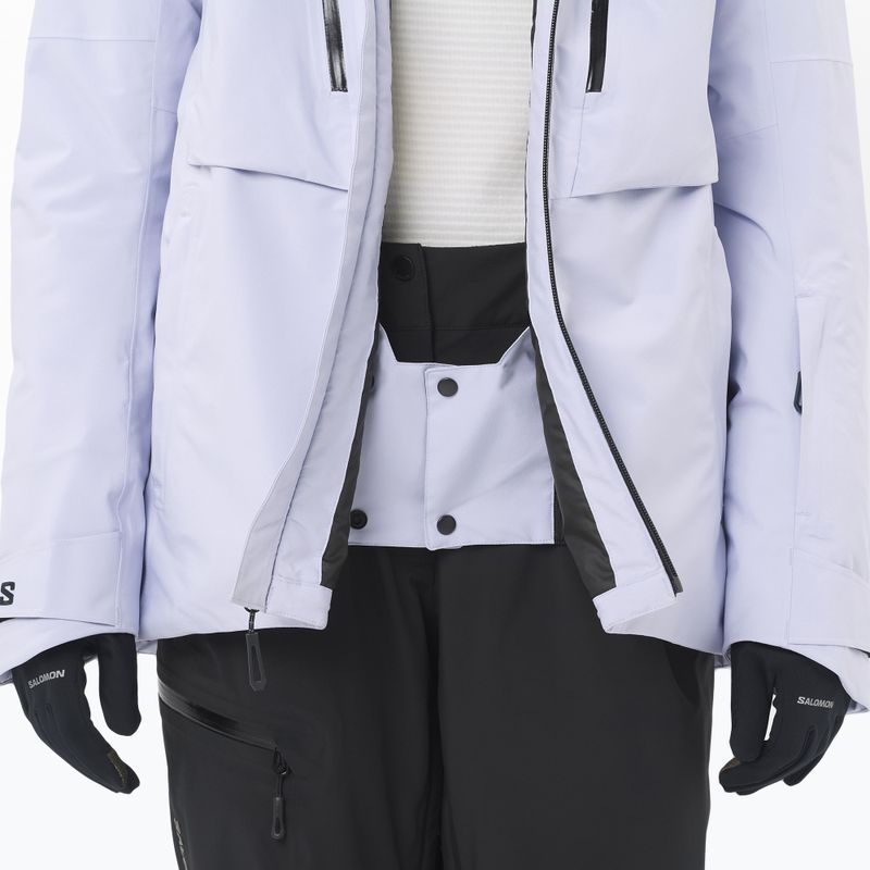 Giacca da sci donna Salomon Brilliant 2.0 cosmic sky 4