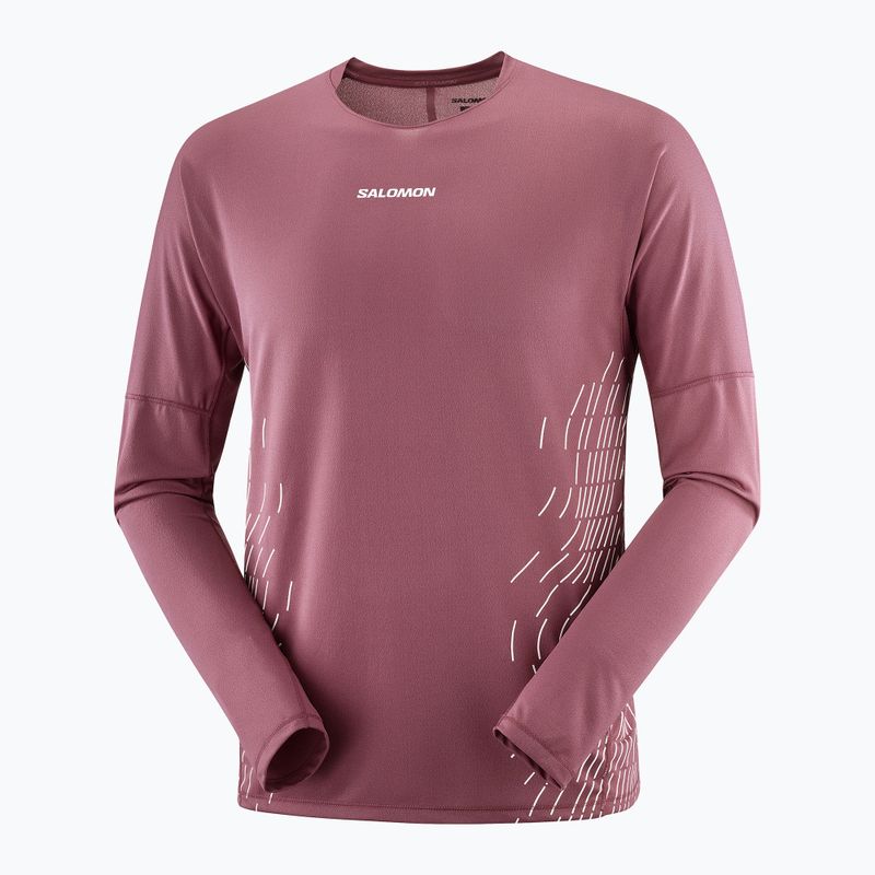 Maglia a maniche lunghe da corsa uomo Salomon Sense Aero GFX nocturne 3