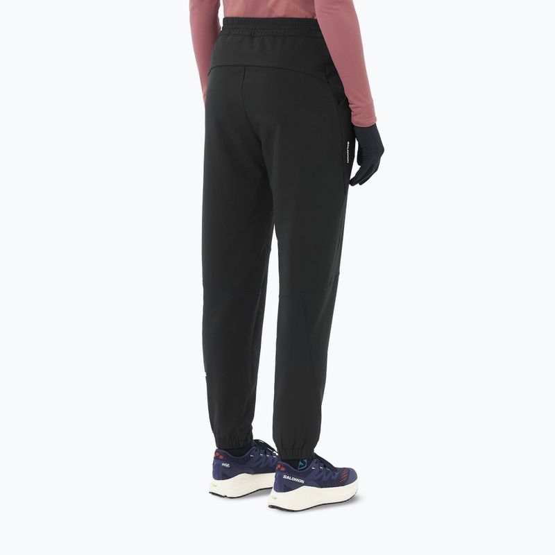 Pantaloni da running da donna Salomon Shakeout Hexaflow Pants deep black 3