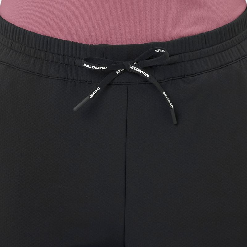Pantaloni da running da donna Salomon Shakeout Hexaflow Pants deep black 5