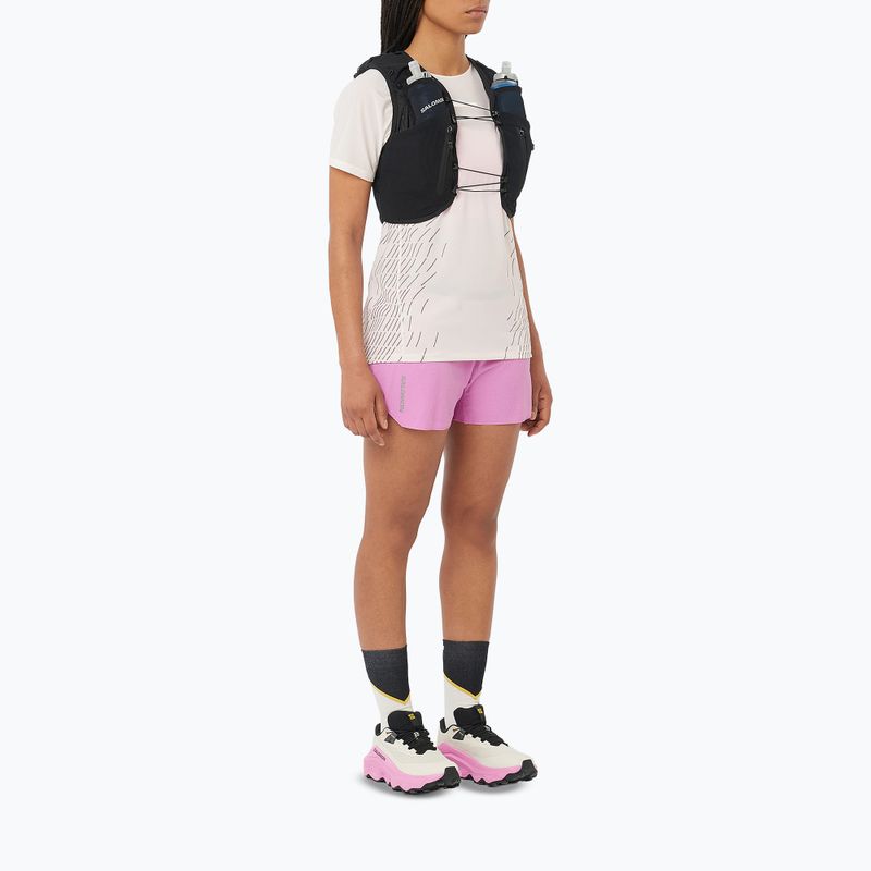 Maglietta da corsa da donna Salomon Sense Aero SS Tee GFX whisper white 2