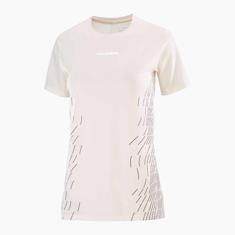 Maglietta da corsa da donna Salomon Sense Aero SS Tee GFX whisper white 5