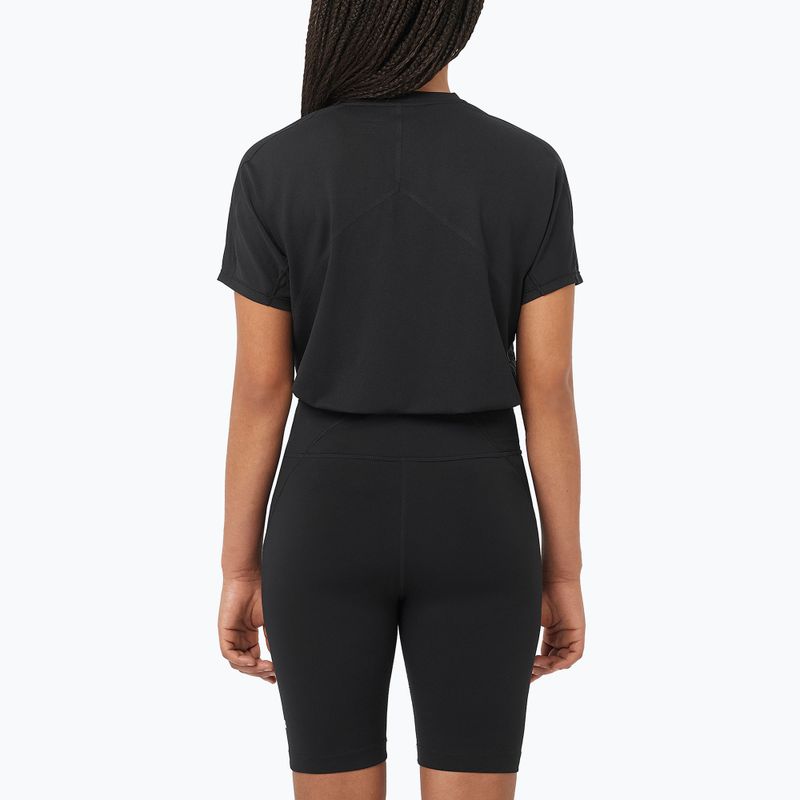 Maglietta da corsa da donna Salomon Sense Aero SS Tee GFX deep black 2