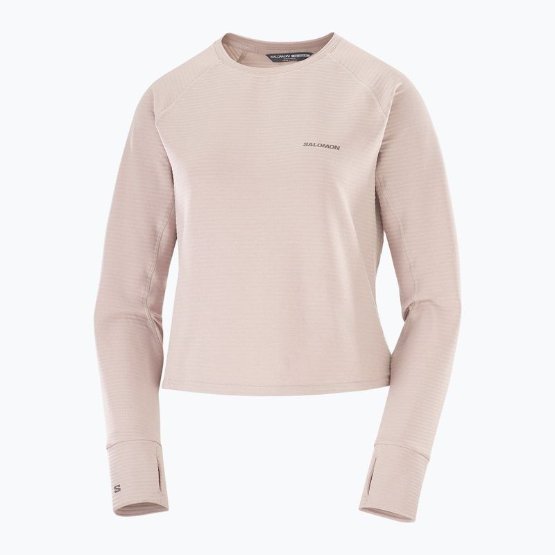 Felpa da trekking donna Salomon Essential Lightwarm CN etherea 3