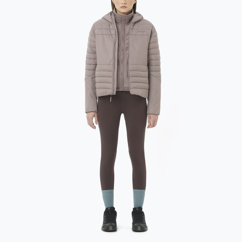 Salomon Reflex Hoodie, giacca antivento da donna, ferro 2