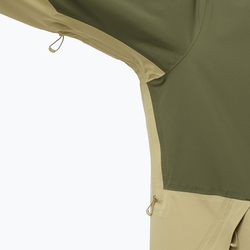 Giacca softshell da uomo Salomon Outherpath Pro 2.5 l grigio verde/ foglia d'uva 6