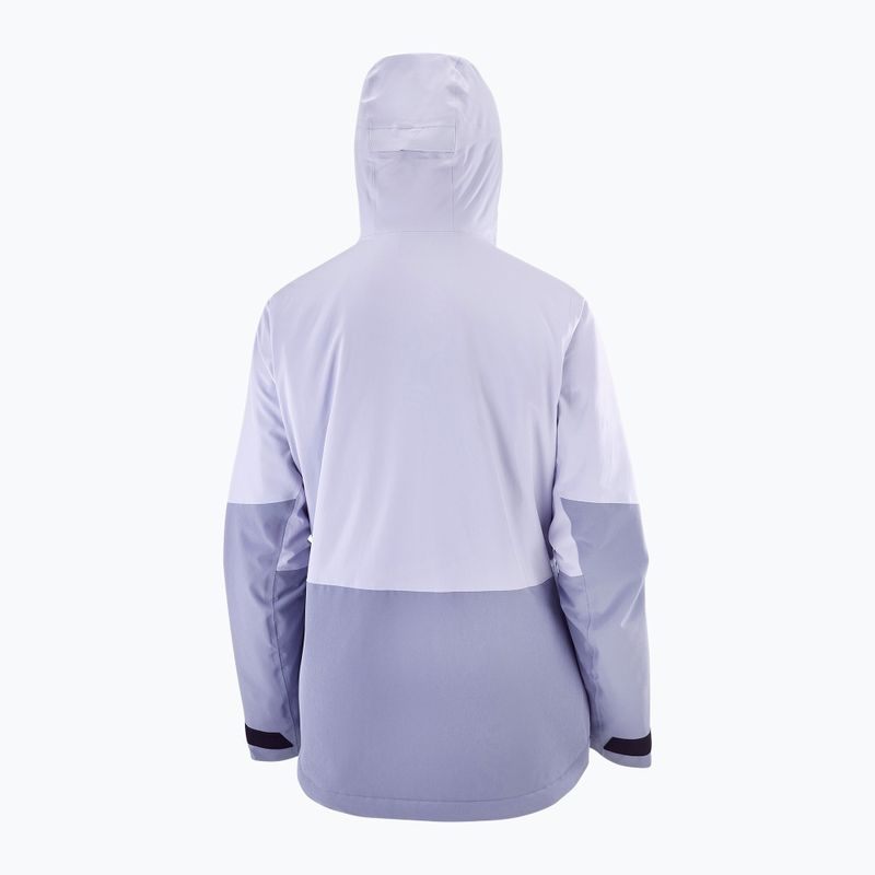 Giacca da sci da donna Salomon Highland cosmic sky/blue granite 8