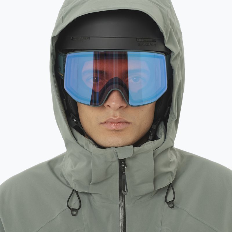 Giacca da sci uomo Salomon Brilliant 2.0 sedona sage/green 3