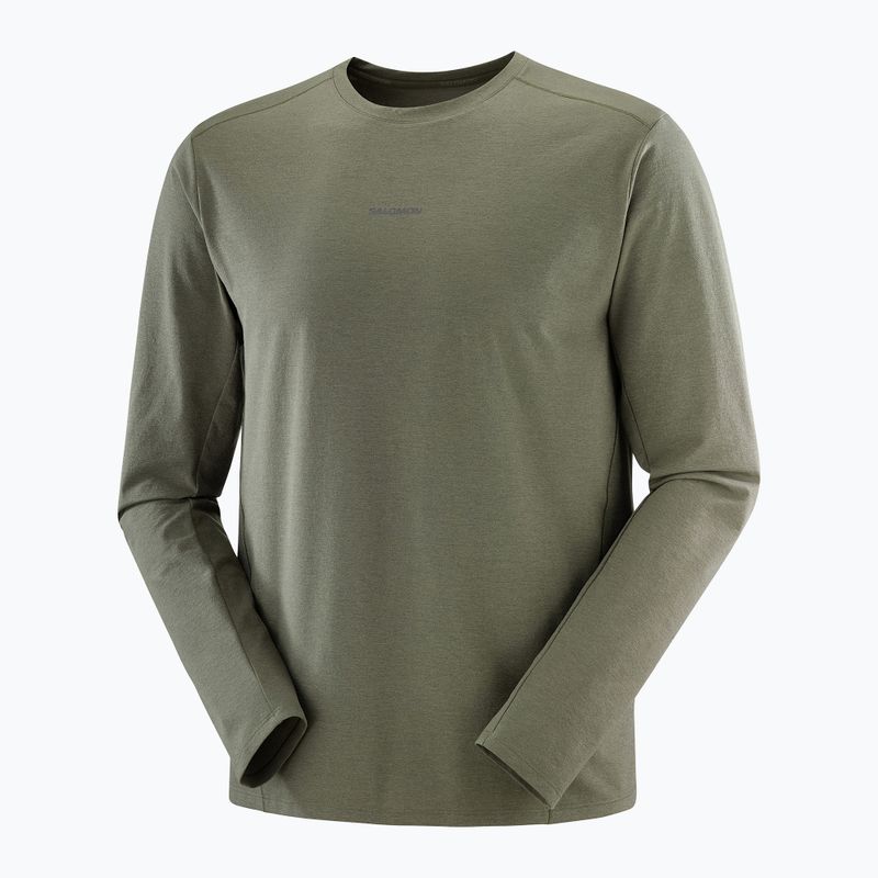 Longsleeve da uomo Salomon Trackline grape leaf 4