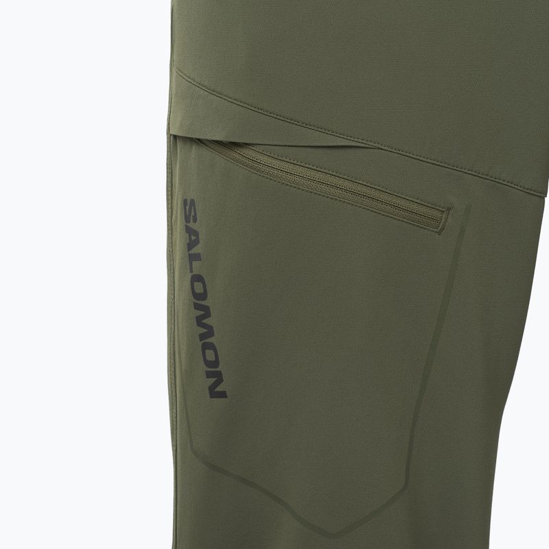 Pantaloni da trekking da uomo Salomon Wayfarer Warm grape leaf 4