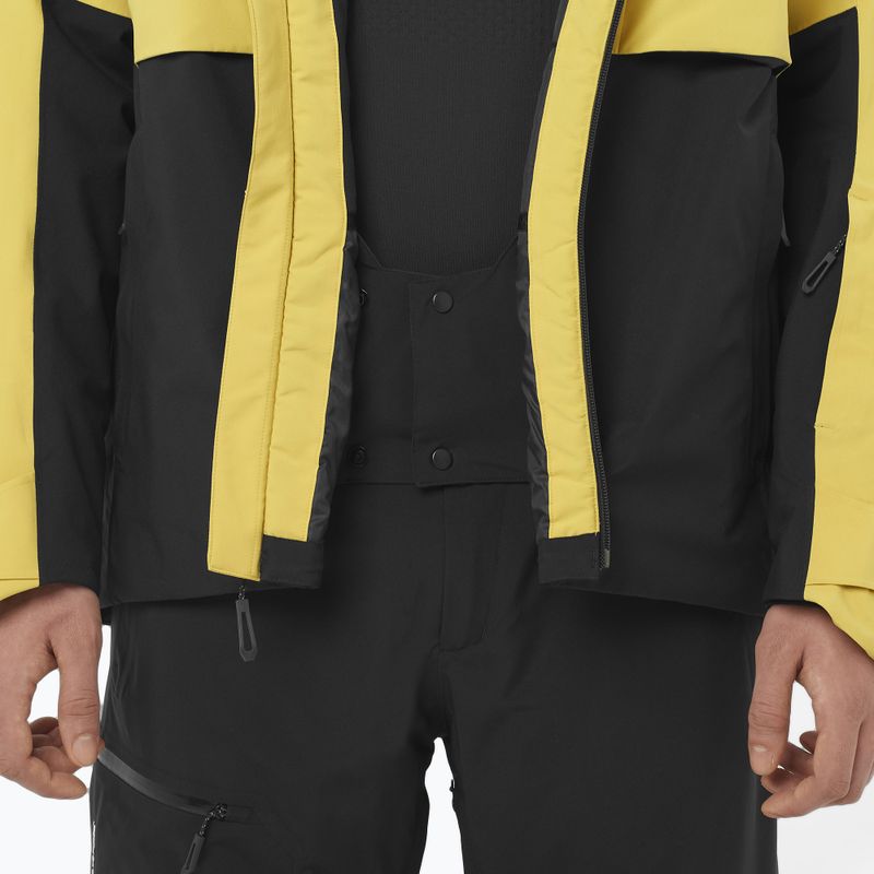 Giacca da sci uomo Salomon Brilliant 2.0 cress green/deep black 5