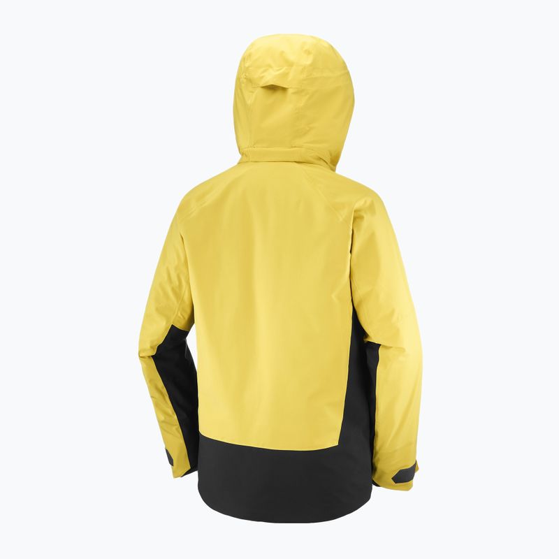 Giacca da sci uomo Salomon Brilliant 2.0 cress green/deep black 10