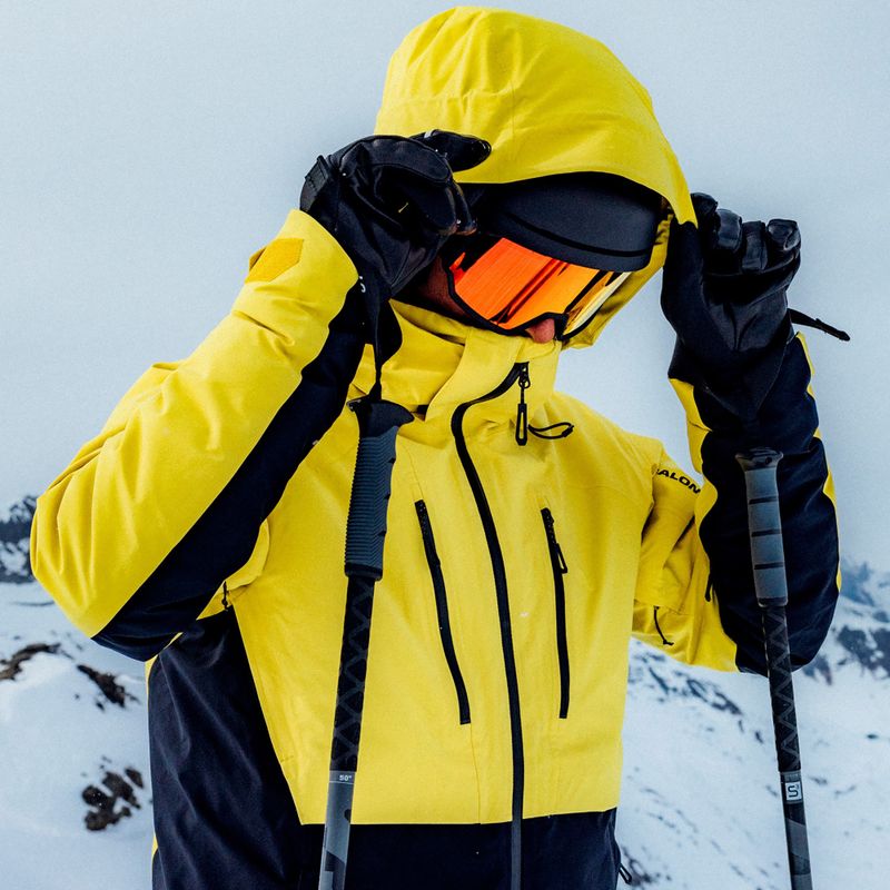 Giacca da sci uomo Salomon Brilliant 2.0 cress green/deep black 12