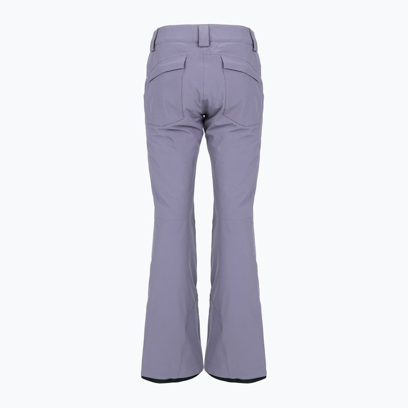 Pantaloni da sci da donna Salomon Edge blue granite 4