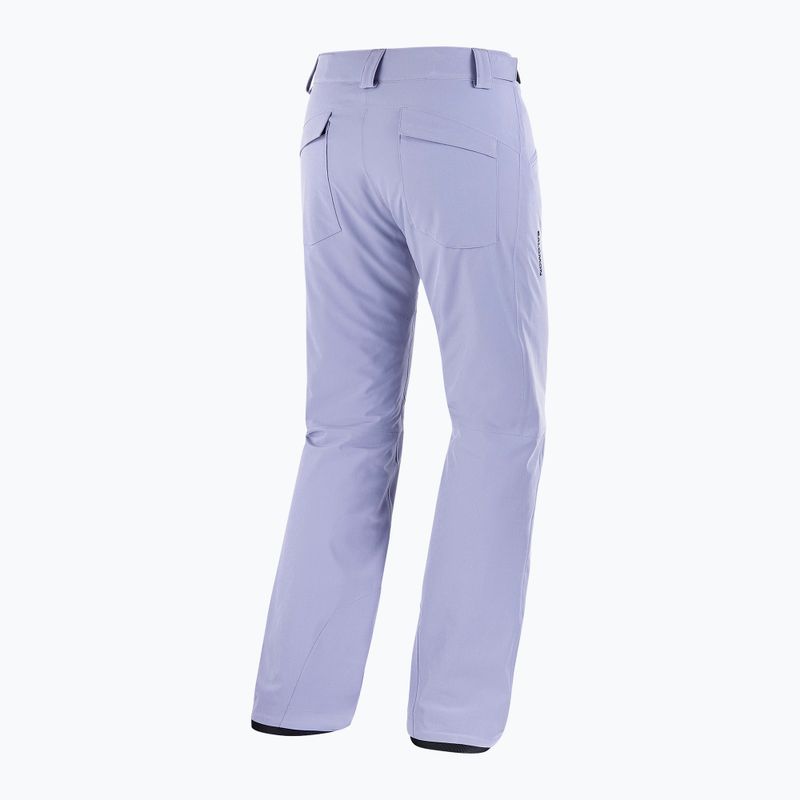 Pantaloni da sci da donna Salomon Edge blue granite 9