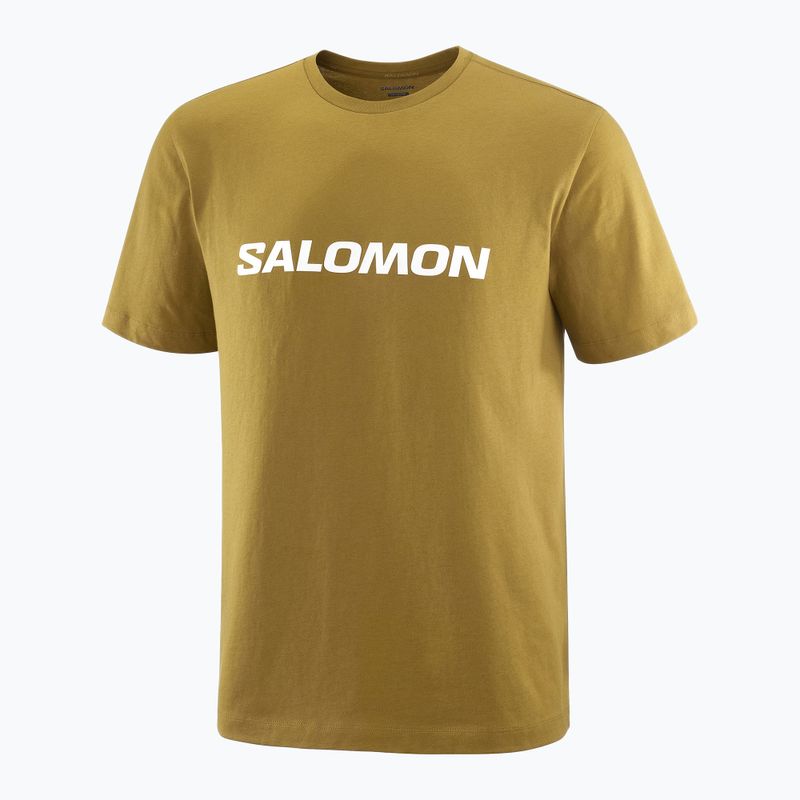 T-shirt da uomo Salomon Logo brilliant olive 3