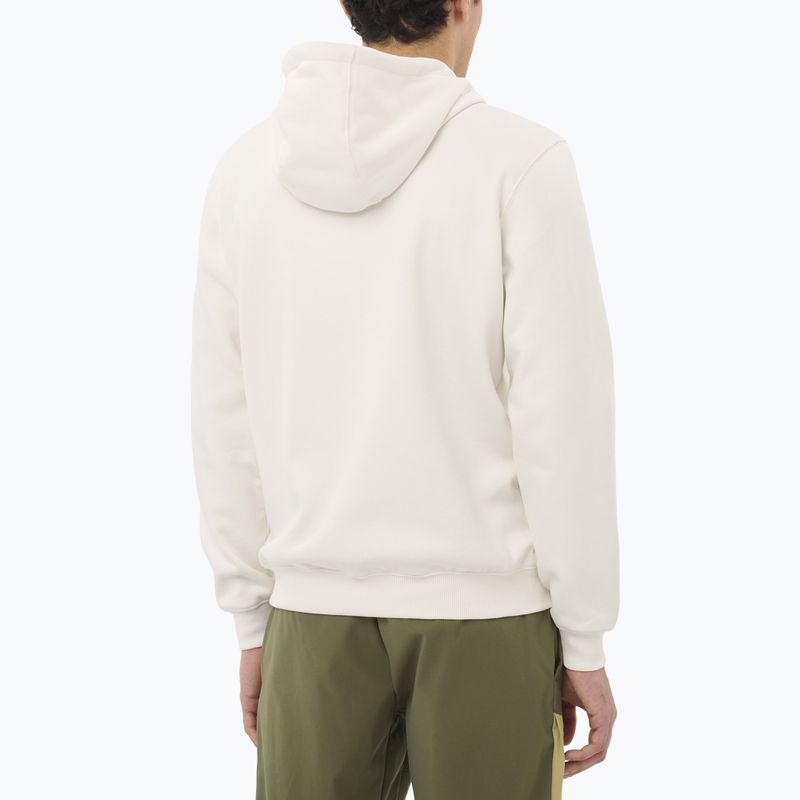 Felpa da uomo Salomon Chest Logo Hoodie whisper white 2
