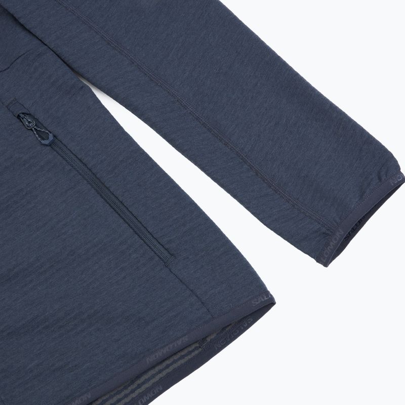 Felpa in pile da donna Salomon Lightwarm Full Zip blue nights 8