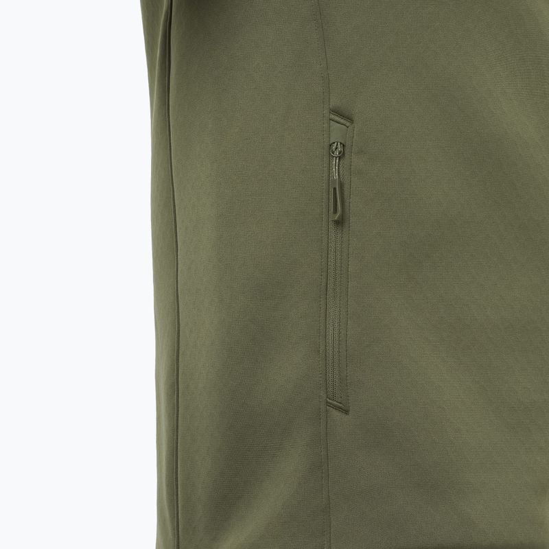 Felpa Salomon Outline Warm Fleece Full Zip Uomo foglia d'uva 4