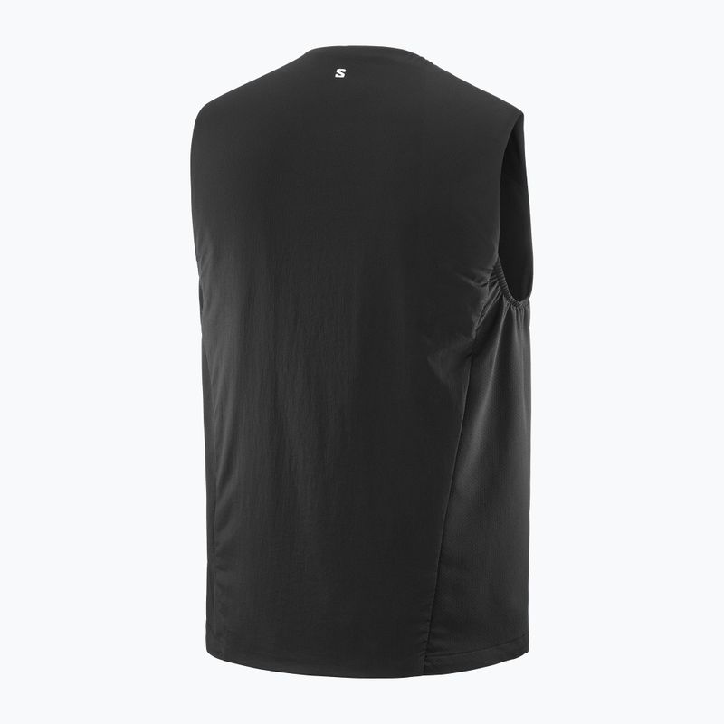 Gilet da corsa Salomon Mountain Flex Hybrid nero profondo 5