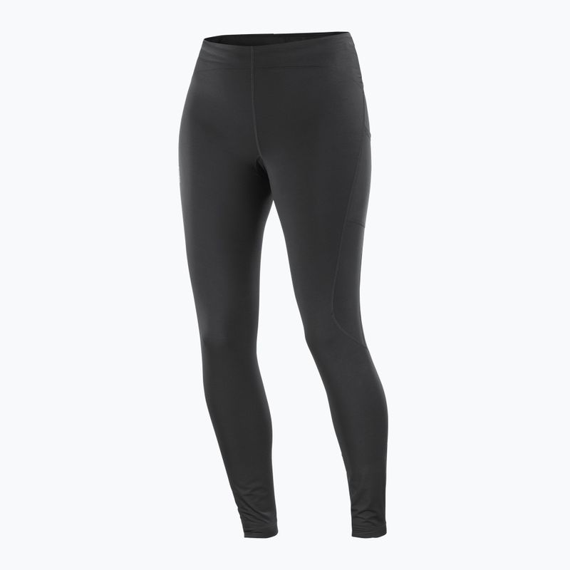 Leggings da corsa donna Salomon Shakeout Core Warm nero profondo 5