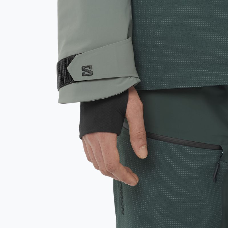 Giacca da sci da uomo Salomon Spectral green gables/sedona 6