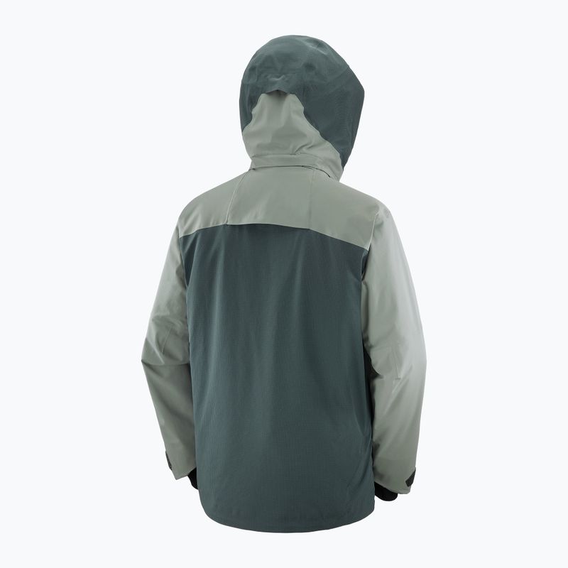 Giacca da sci da uomo Salomon Spectral green gables/sedona 10