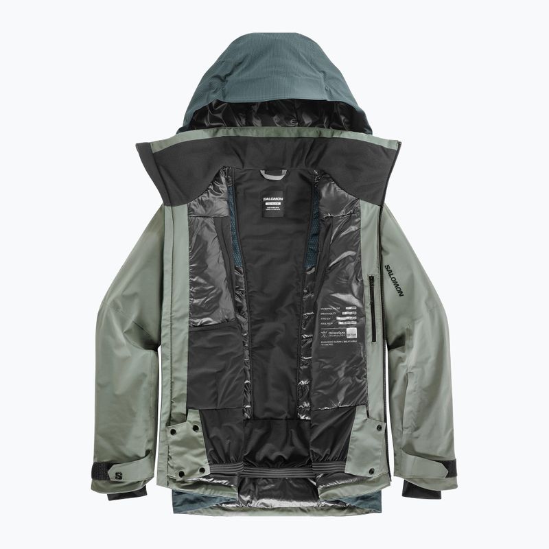 Giacca da sci da uomo Salomon Spectral green gables/sedona 11