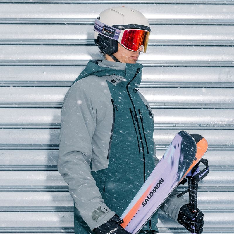 Giacca da sci da uomo Salomon Spectral green gables/sedona 12