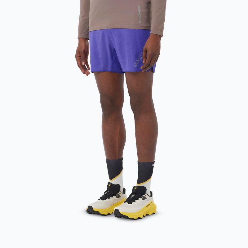 Pantaloncini da corsa uomo Salomon Sense Aero 5" liberty 3
