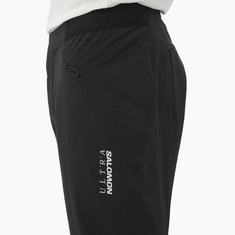 Pantaloni da corsa da uomo Salomon Ultra deep black 3