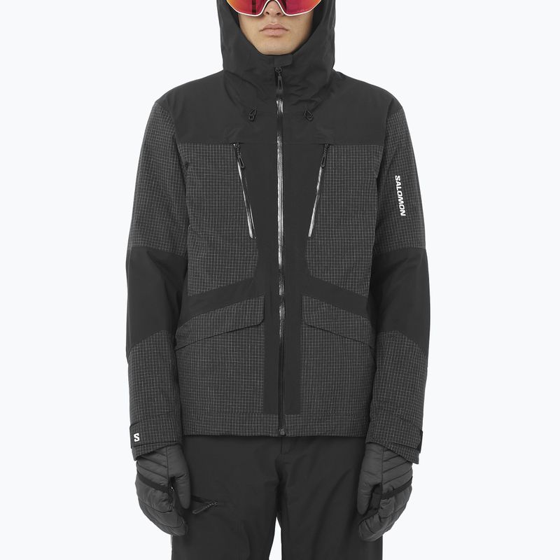 Giacca da sci da uomo Salomon Spark deep black